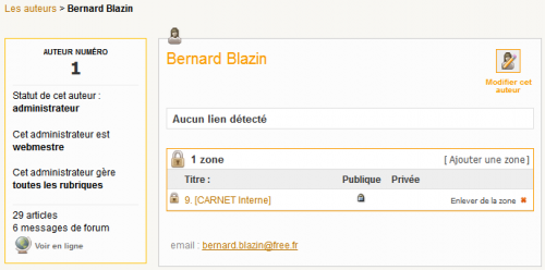 pave identifiant auteur